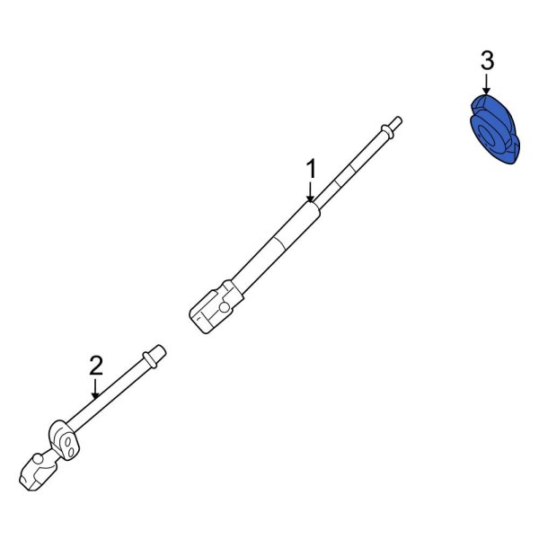Ford OE 1W7Z3F567AA Steering Column Bracket