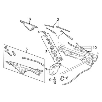 Ford OE - Windshield - Wiper & Washer Components (Base / LWB / LX / Police Interceptor / S)