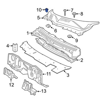 Ford OE - Cowl Cover Clip