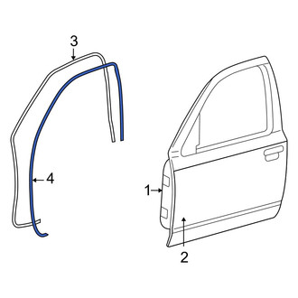 Ford OE - Front Left Outer Door Seal