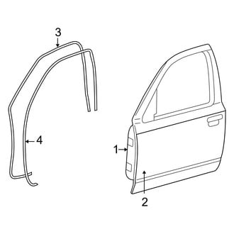 Ford OE - Front Door - Door & Components