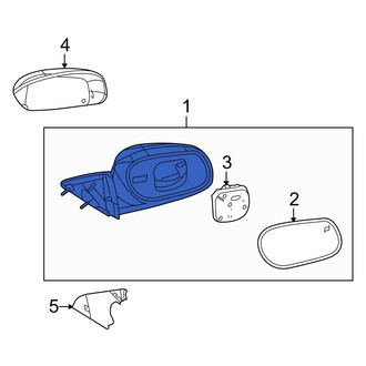 Ford OE - Front Right Door Mirror