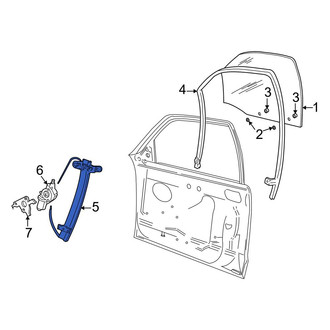 Ford OE - Front Left Window Regulator