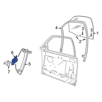 Ford OE - Front Left Window Motor