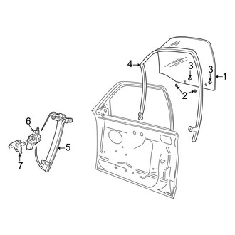 Ford OE - Front Door - Glass & Hardware