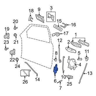 Ford OE - Front Right Door Lock Actuator Motor