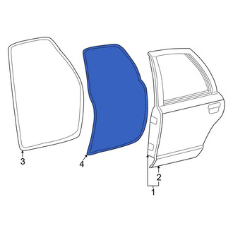 Ford OE - Front Left Outer Door Seal