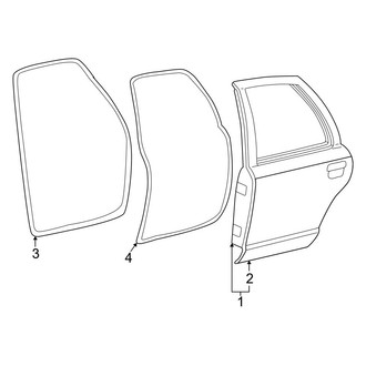 Ford OE - Rear Door - Door & Components