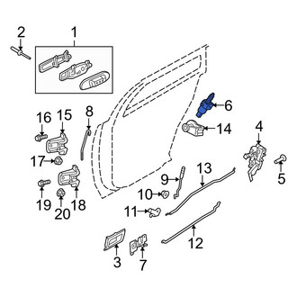 Ford OE - Front Right Door Lock Actuator Motor