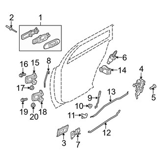 Ford OE - Rear Door - Lock & Hardware