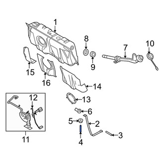 Ford OE - Fuel Tank Strap Bolt