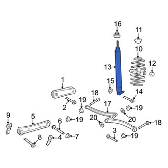 Ford OE - Rear Suspension Shock Absorber
