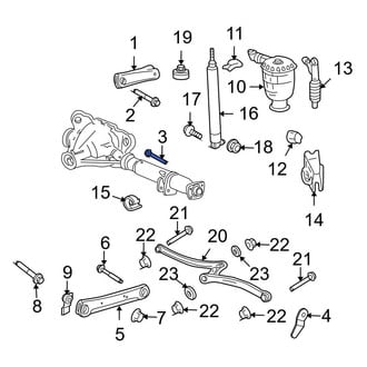 Ford OE - Suspension Control Arm Bolt