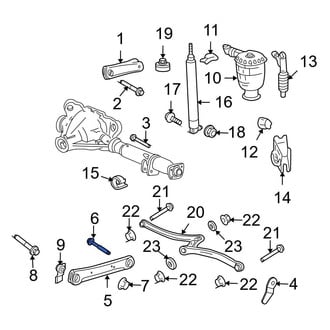 Ford OE - Suspension Shock Absorber Bolt