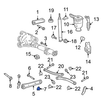 Ford OE - Rear Upper Suspension Control Arm Nut