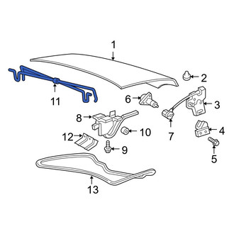 Ford OE - Rear Right Trunk Torque Rod