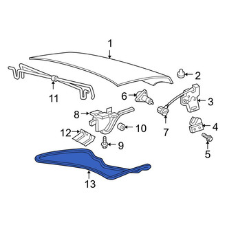 Ford OE - Rear Deck Lid Seal