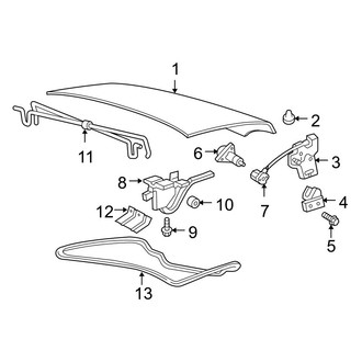 Ford OE - Trunk Lid - Lid & Components