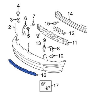 Ford OE - Front Lower Grille