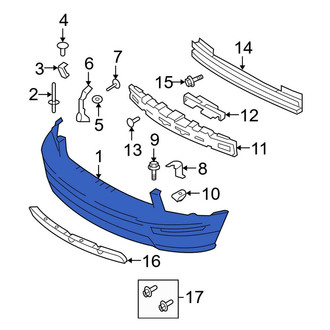 Ford OE - Front Bumper Cover