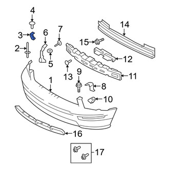 Ford OE - Front Right Bumper Cover Bracket