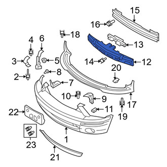Ford OE - Front Outer Bumper Impact Absorber
