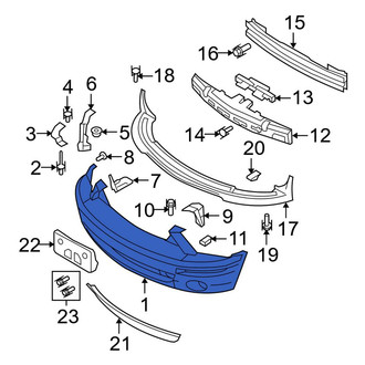 Ford OE - Front Bumper Cover Rivet