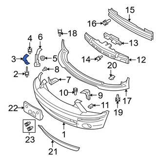 Ford OE - Front Right Bumper Cover Bracket