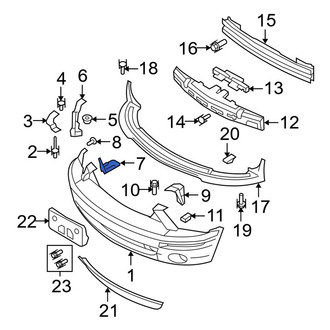 Ford OE - Front Right Bumper Cover Bracket
