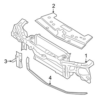 Ford OE - Radiator Support (Base)