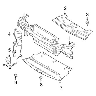 Ford OE - Radiator Support (Bullitt / Shelby GT / Shelby GT500 / Shelby GT500KR)