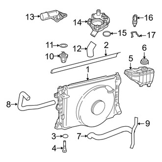 Ford OE - Cooling - Radiator & Components