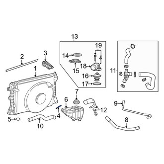 Ford OE - Radiator Stud