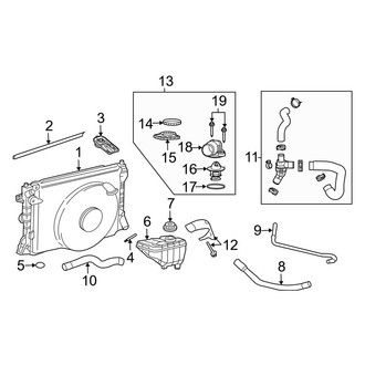 Ford OE - Cooling - Radiator & Components