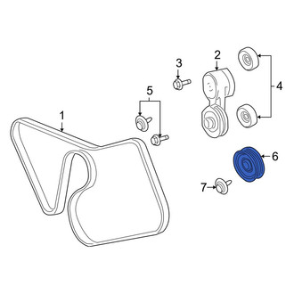 Ford OE - Accessory Drive Belt Idler Pulley