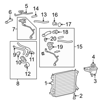 Ford OE - Cooling - Radiator & Components (5.4L)