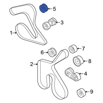 Ford OE - Accessory Drive Belt Idler Pulley