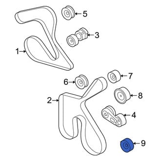 Ford OE - Accessory Drive Belt Idler Pulley