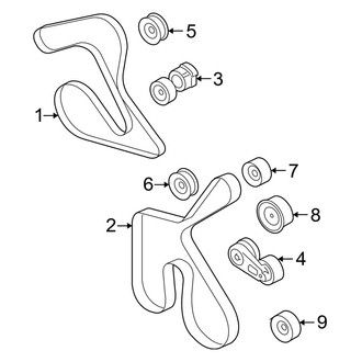 Ford OE - Cooling - Belts & Pulleys (Shelby GT500)