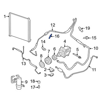 Ford OE - A/C High Side Charging Adapter
