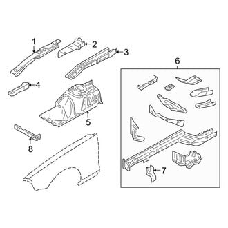 Ford OE - Fender - Structural Components & Rails