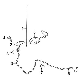 Ford OE - Electrical - Antenna