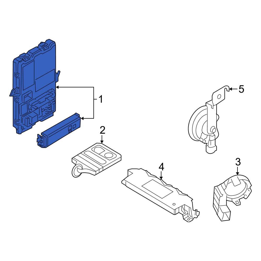 Ford OE 5R3Z15604DC - Anti-Theft Alarm Control Unit