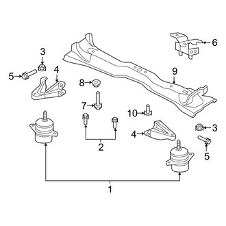 Ford OE - Engine & Transmission Mounting (4.0L)