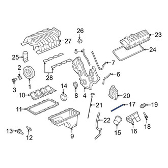 Ford OE - Engine Oil Filter Adapter Gasket