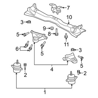 Ford OE - Engine & Transmission Mounting (4.6L)