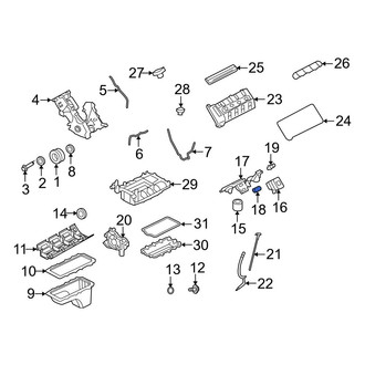 Ford OE - Engine Oil Filter Adapter Gasket