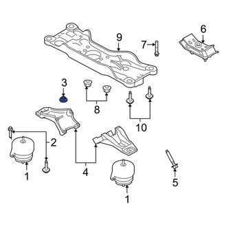 Ford OE - Engine Mount Nut