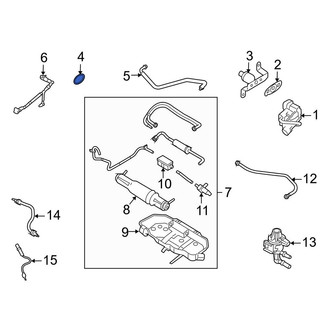 Ford OE - Exhaust Gas Recirculation (EGR) Tube Seal
