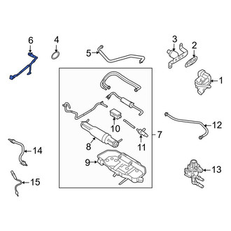 Ford OE - Exhaust Gas Recirculation (EGR) Tube